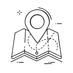 map marker icon, map marker vector illustration-simple illustration of map marker, perfect for map marker logos and icons