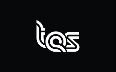 TES Creative Unique Modern Letter Logo Design. Stylized logo featuring a unique letter design, presenting abstract minimalist aesthetics and modern appeal.