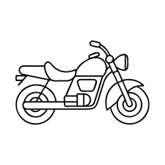 motorcycle icon, motorcycle vector illustration-simple illustration of motorcycle, perfect for motorcycle logos and icons