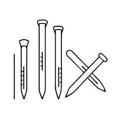 nails icon, nails vector illustration-simple illustration of nails, perfect for nails logos and icons