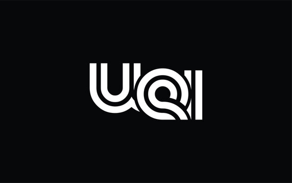 UEI Creative Unique Modern Letter Logo Design. Stylized logo featuring a unique letter design, presenting abstract minimalist aesthetics and modern appeal.