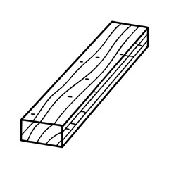 plank icon, plank vector illustration-simple illustration of plank, perfect for plank logos and icons