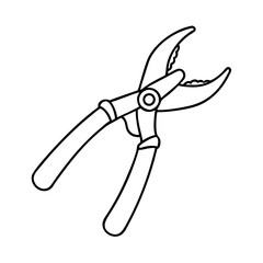 pruning shears icon, pruning shears vector illustration-simple illustration of pruning shears, perfect for pruning shears logos and icons