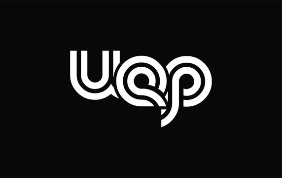 UEP Creative Unique Modern Letter Logo Design. Stylized logo featuring a unique letter design, presenting abstract minimalist aesthetics and modern appeal.