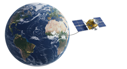 Isolated Earth and Satellite
