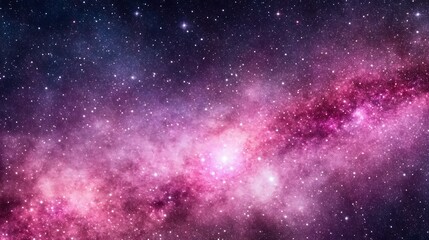 Naklejka premium A mesmerizing galaxy filled with stars and colorful nebulas creating a cosmic tapestry of beauty