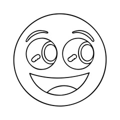smile emoji icon, smile emoji vector illustration-simple illustration of smile emoji, perfect for smile emoji logos and icons