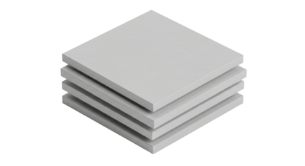 Isolated Drywall Sheets