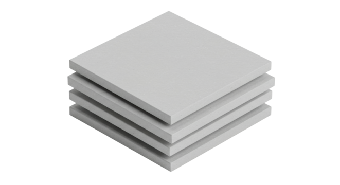 Isolated Drywall Sheets
