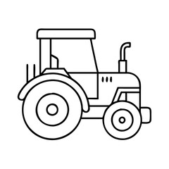 tractor icon, tractor vector illustration-simple illustration of tractor, perfect for tractor logos and icons