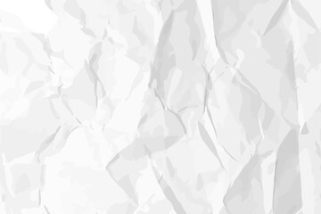 White clean crumpled paper