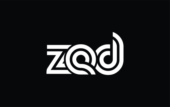 ZED Creative Unique Modern Letter Logo Design. Stylized logo featuring a unique letter design, presenting abstract minimalist aesthetics and modern appeal.