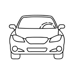 car icon, car vector illustration-simple illustration of car, perfect for car logos and icons