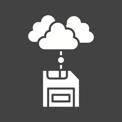 Cloud Storage icon vector image. Suitable for mobile apps, web apps and print media.