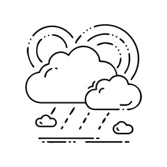 cloud icon, cloud vector illustration-simple illustration of cloud, perfect for cloud logos and icons