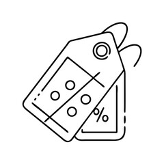 discount tag icon, discount tag vector illustration-simple illustration of discount tag, perfect for discount tag logos and icons