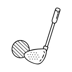 golf club icon, golf club vector illustration-simple illustration of golf club, perfect for golf club logos and icons