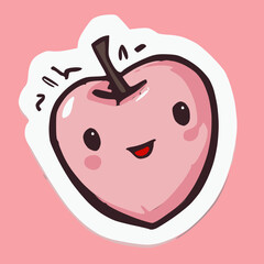 apple with heart
