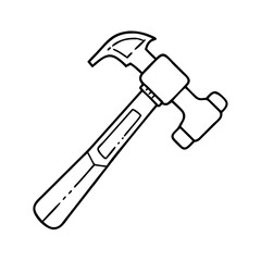hammer icon, hammer vector illustration-simple illustration of hammer, perfect for hammer logos and icons