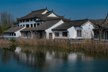 Fototapeta premium Modern buildings and tourist attractions in Chinese cities