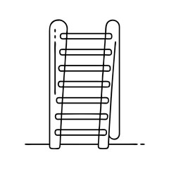 ladder icon, ladder vector illustration-simple illustration of ladder, perfect for ladder logos and icons