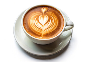 cup of coffee with heart