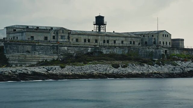 Video of Alcatraz prison.