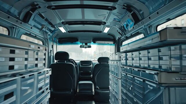 Refrigerated van.