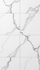 Fototapeta premium Seamless white marble tile floor, polished texture , polished, high resolution, white background