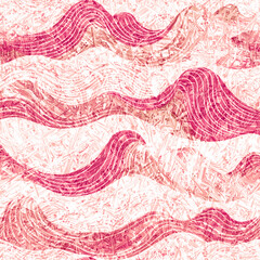 Abstract wave seamless patterns