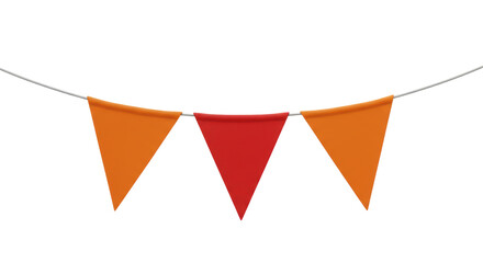 Isolated Pennant Banner