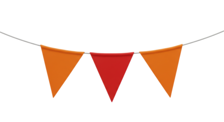 Isolated Pennant Banner