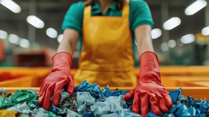 Digital nomad lifestyle efficient recycling and waste management in industrial facilities