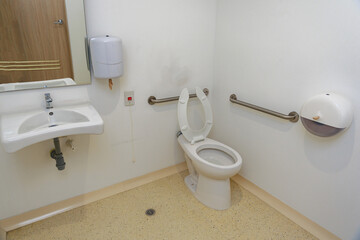 bathroom for people with disabilities or reduced mobility