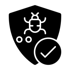 Malware Protection Solid Icon