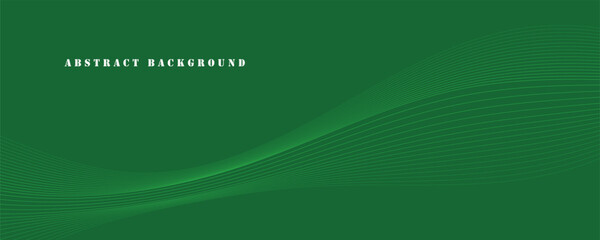 abstract green wave background