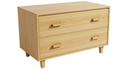 Isolated Wooden Dresser