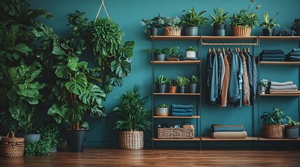 Diverse Indoor Plant Collection in Modern Interior