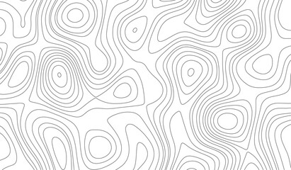 Abstract beautiful Light topographic topo contour map background. terrain path isolated on background.