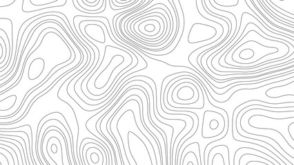 Abstract beautiful Light topographic topo contour map background. terrain path isolated on background.