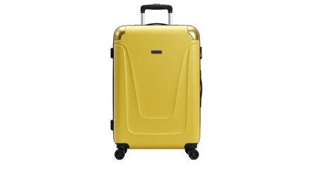 Isolated Yellow Suitcase