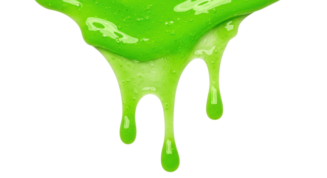 Isolated Green Slime
