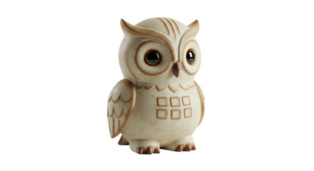 Isolated Owl Figurine