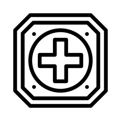 Obraz premium medical line icon
