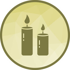 Two Candles icon vector image. Suitable for mobile apps, web apps and print media.