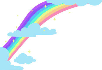 Cute Rainbow Corner Decoration