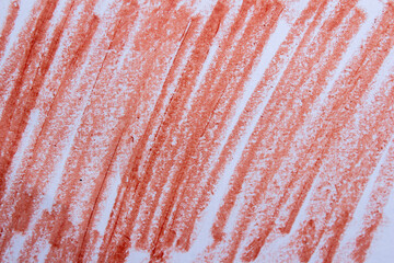 Vibrant brown oil pastel paint texture with soft strokes, slightly rough surface, artistic background