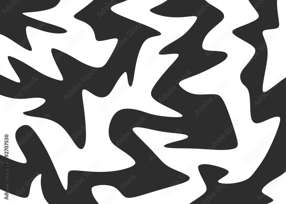 Poster abstract background with gradient wavy line pattern. zebra skin pattern