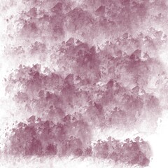 Abstract Dry On Dry Multi Hue Mehroon Paint Brush Texture.Neutral light colored empty space background illustration.Watercolor art background Texture.wet wash splash watercolor background painting