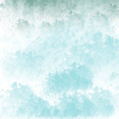 Abstract Dry On Dry Multi Hue Sky Blue Paint Brush Texture.Neutral light colored empty space background illustration.Watercolor art background Texture.wet wash splash watercolor background painting